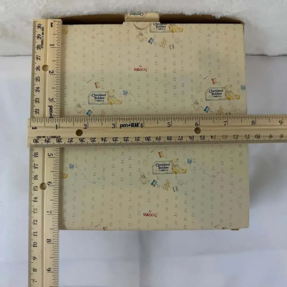 Cherished Teddies Mary Had A Little Lamb Nursery Rhyme 3D Plate #128902-1994